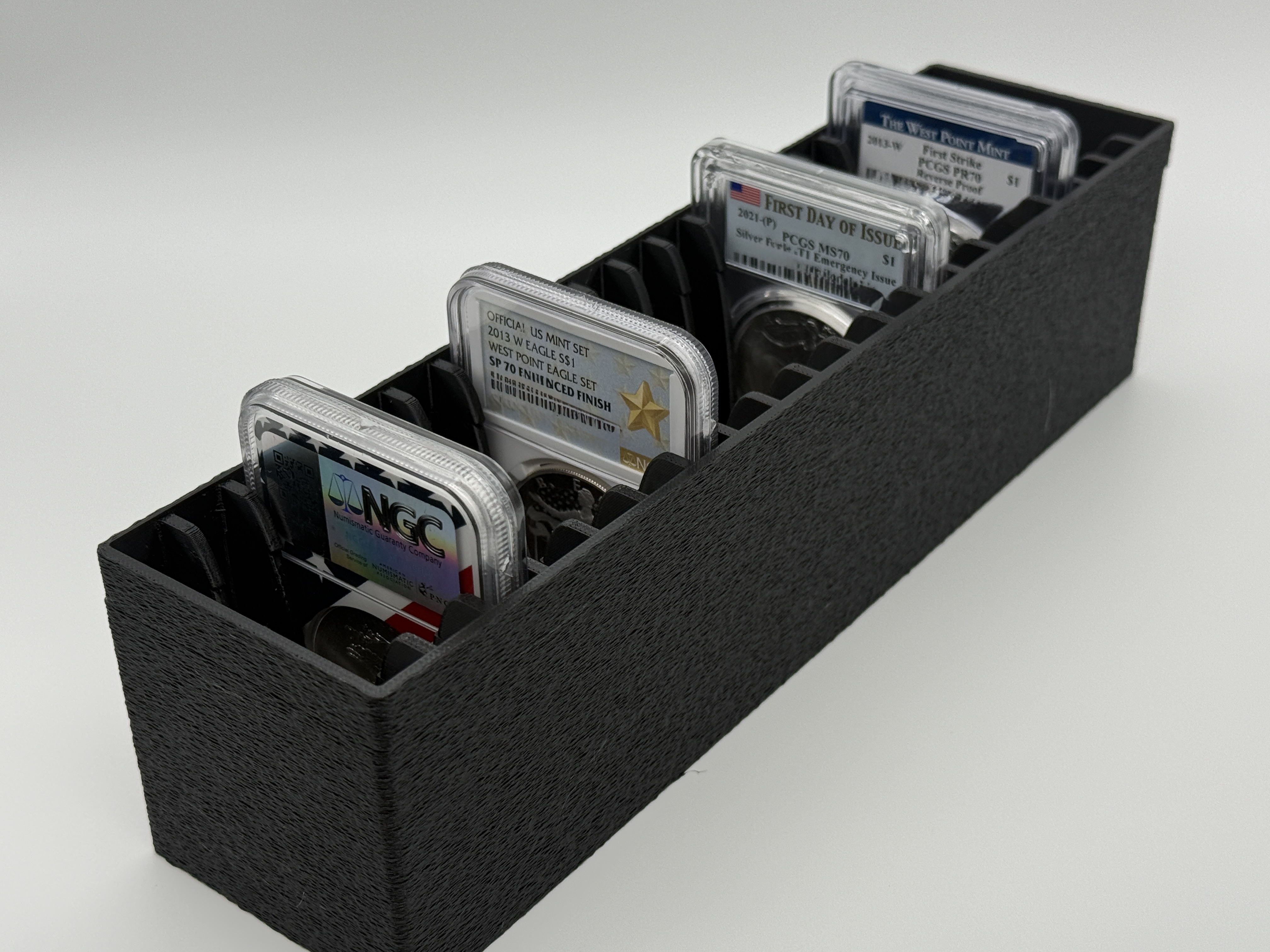 SlabGrid 20x Slab Display — SlabGrid™ graded coin slab storage
