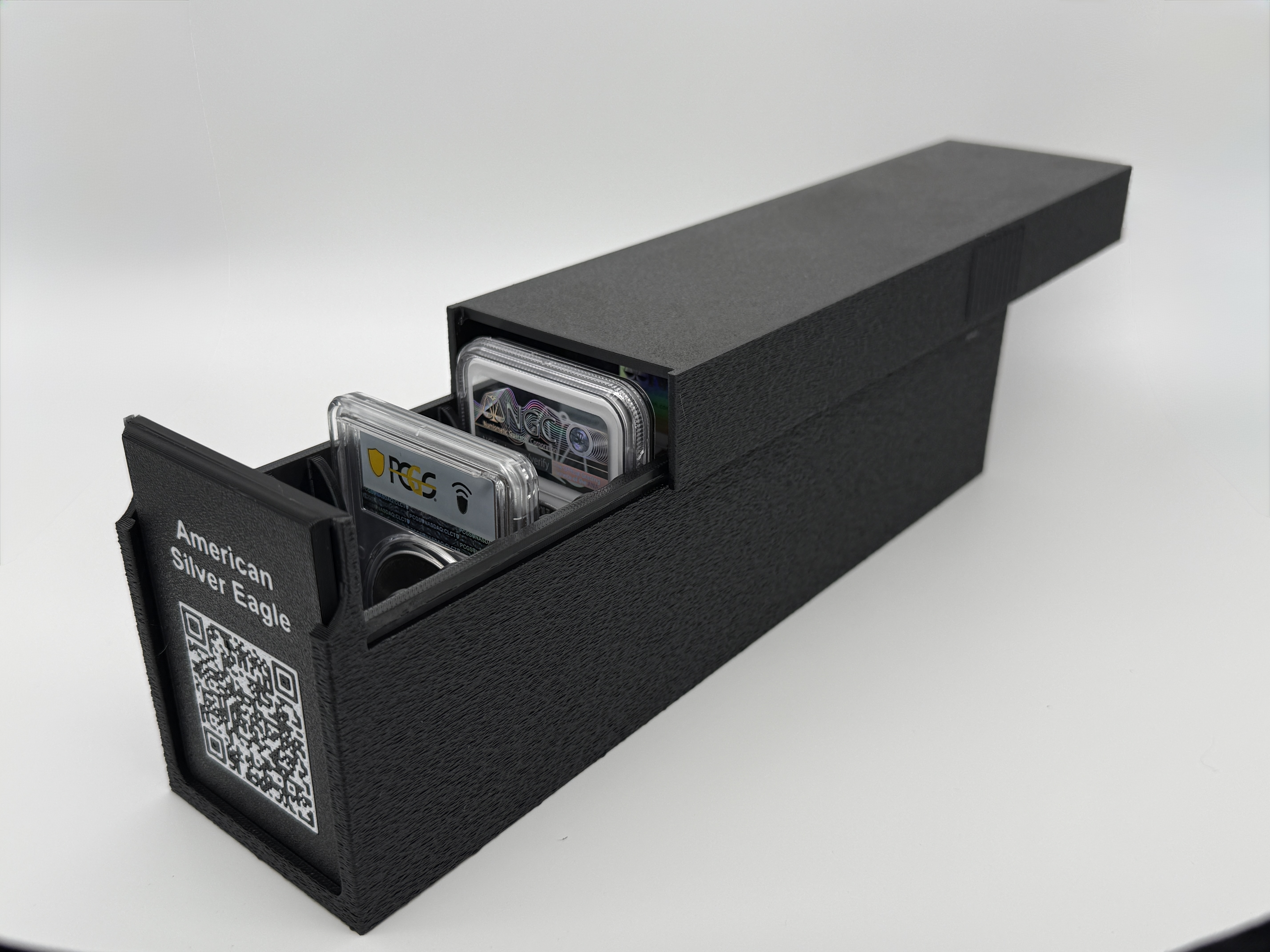 CoinConnex - 20x — StoneFyr precision 3D-printed coin slab storage, designed and made in the USA